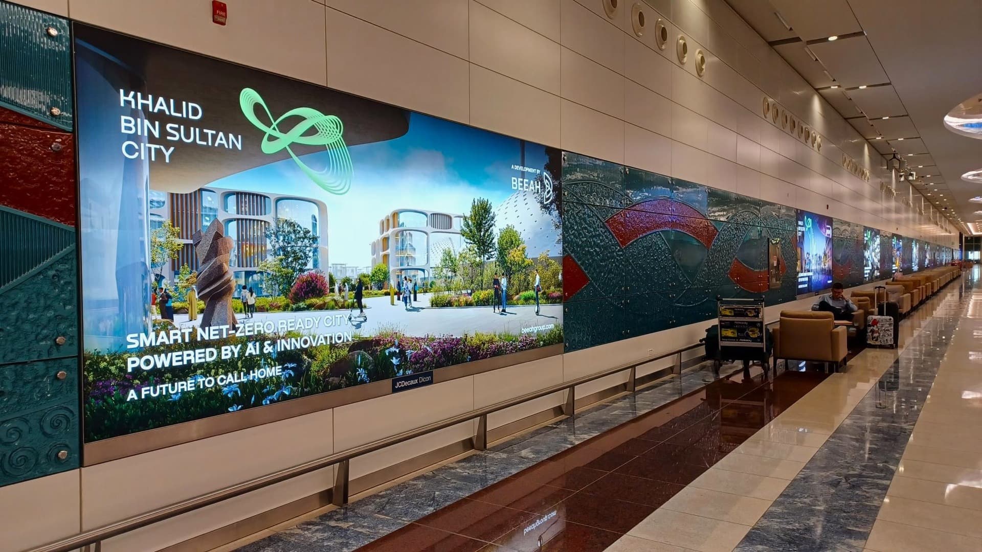 Khalid Bin Sultan City (BEEAH) — Dubai Airport Digital Screen